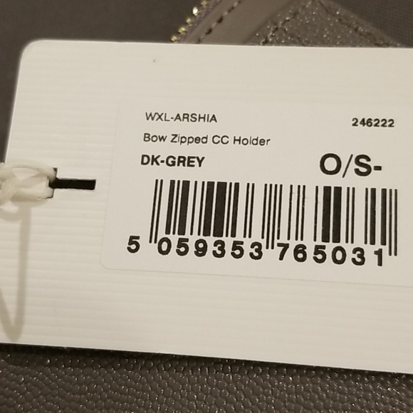 💕TED BAKER💕 Arshia Bow Zipped Credit Card Holder - Picture 7 of 8